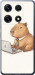 Чехол Funny Capybara CEO Working для Infinix Note 30 Pro
