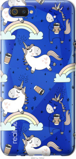 

Чехол Единорог и кофе для Realme C2 942029