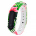 Ремешок Silicone with Print for Mi Band 3/4 (leaves_flowers)