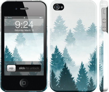 

Чохол Акварельні Ялинки на iPhone 4 862332