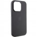 Чехол Silicone Case Metal Buttons (AA) для Apple iPhone 13 Pro Max (6.7") (Черный / Black)