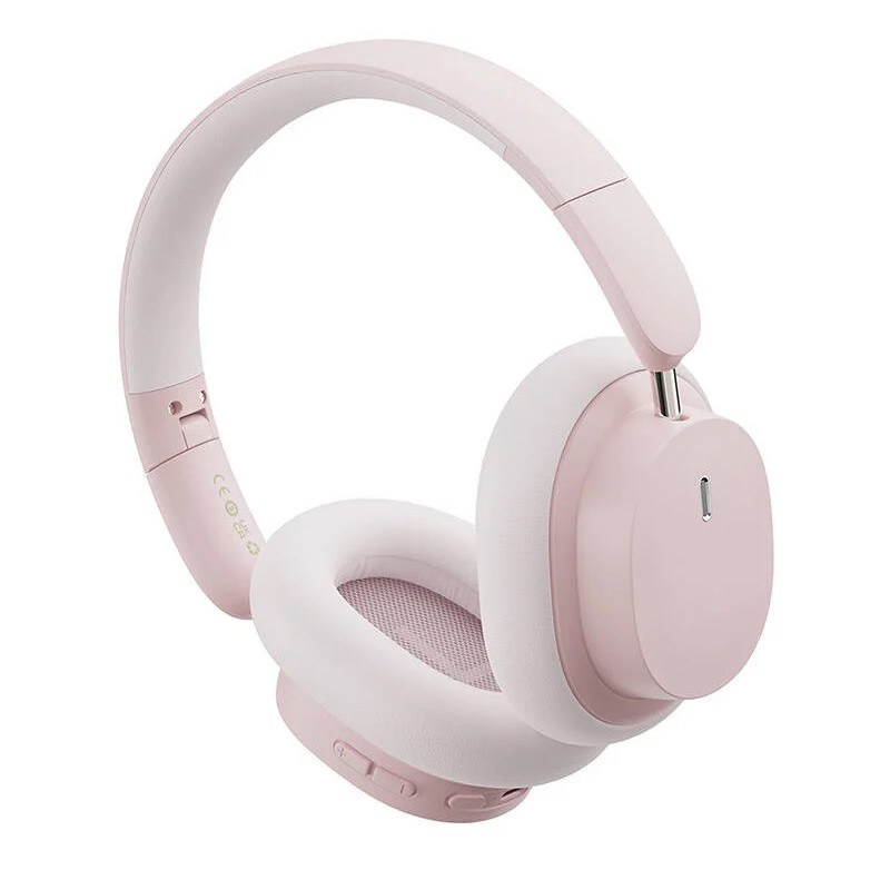 Фото Накладные беспроводные наушники Baseus Bowie D05 Wireless Headphones (NGTD02021) (Baby Pink) в магазине vchehle.ua
