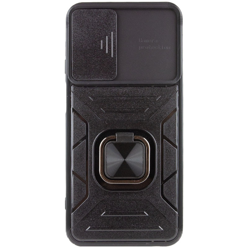 Фото Ударопрочный чехол Camshield Flash Ring для Samsung Galaxy A52 4G / A52 5G / A52s (Black) на vchehle.ua