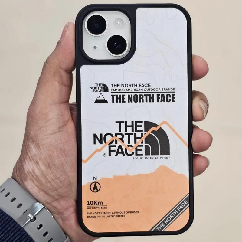 Фото TPU чохол The North Face на Apple iPhone 15 (6.1") (White) на vchehle.ua