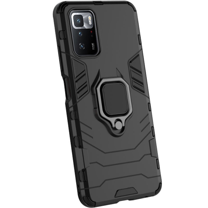 

Ударостійкий чохол Transformer Ring for Magnet на Xiaomi Redmi Note 10 Pro 5G (Чорний / Soul Black) 1193001