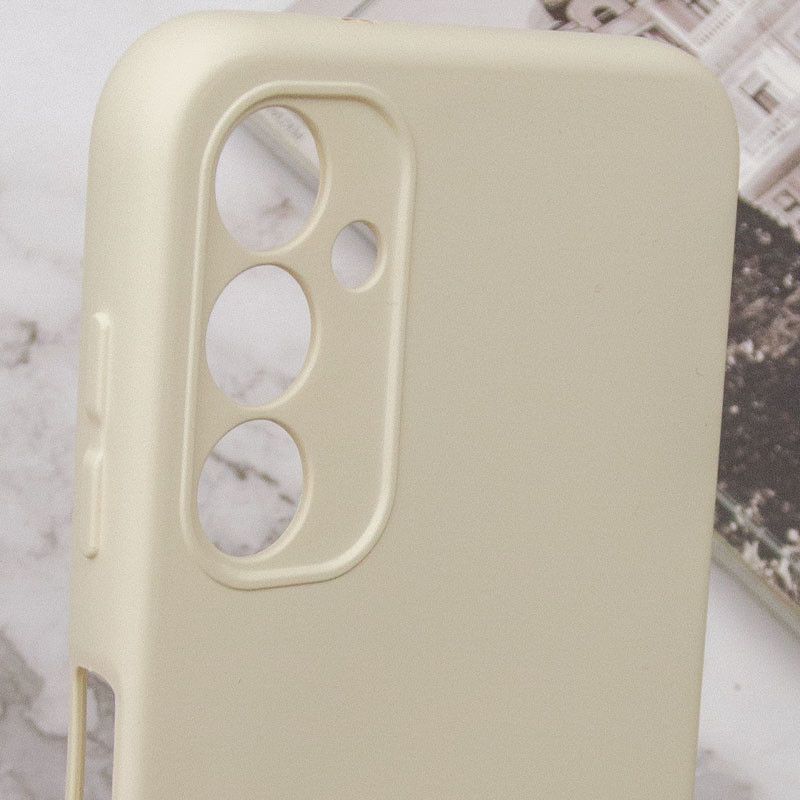 Купить Чехол TPU GETMAN Liquid Silk Full Camera для Samsung Galaxy A24 4G (Песочный / Sand) на vchehle.ua