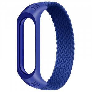 Тканевый монобраслет Braided Solo Loop для Xiaomi Mi Band 3/4/5/6 (S)