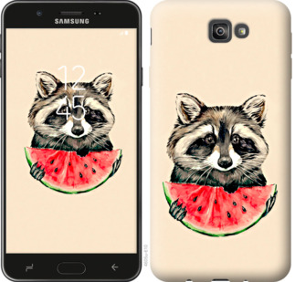 

Чехол Енотик с арбузом для Samsung Galaxy J7 Prime 799621