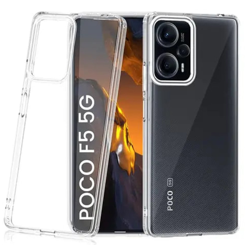 Фото TPU чехол Epic Transparent 1,0mm для Xiaomi Poco F5 / Note 12 Turbo (Бесцветный (прозрачный)) на vchehle.ua