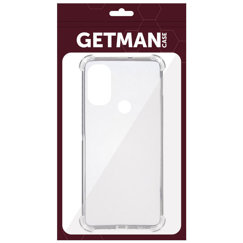 Фото TPU чехол GETMAN Ease logo усиленные углы для Nokia C21 Plus (Бесцветный (прозрачный)) на vchehle.ua