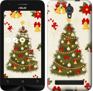 

Чехол Новогодняя елка для Asus ZenFone C ZC451CG 451147