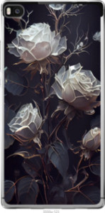 Чохол Троянди 2 на Huawei Ascend P8