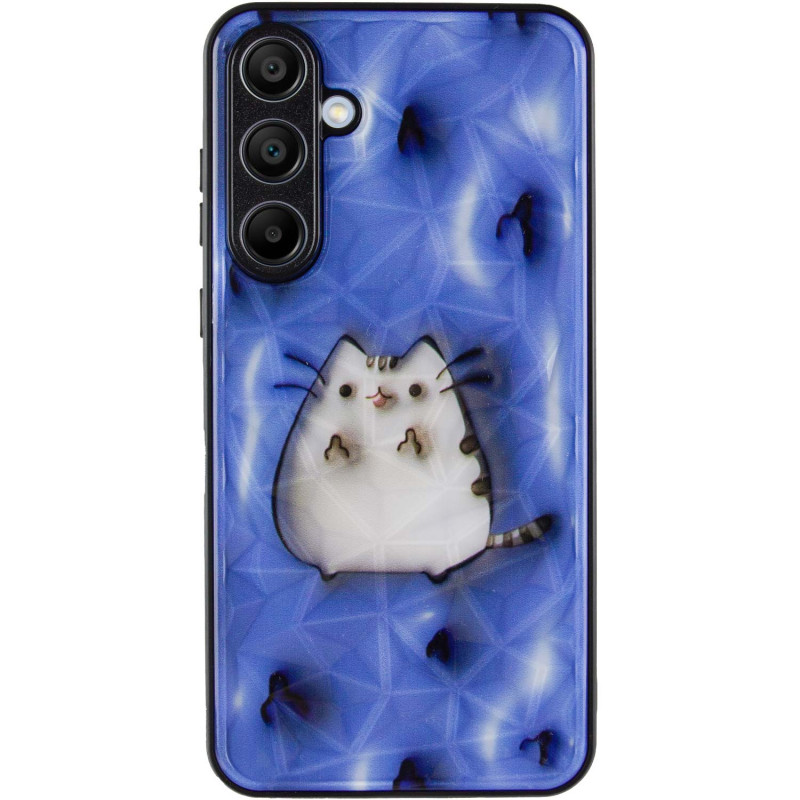 Фото TPU+PC чехол Prisma Fluffie для Samsung Galaxy A35 (Pusheen) на vchehle.ua