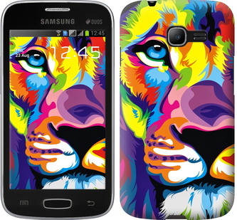 

Чохол Різнобарвний лев на Samsung Galaxy Star Plus S7262 261467
