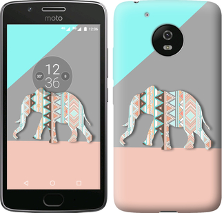 

Чохол Візерунчастий слон на Motorola Moto G5 605395