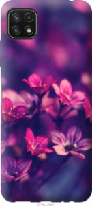 Чехол Пурпурные цветы для Samsung Galaxy A22 5G A226B