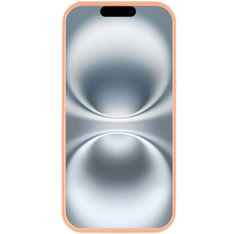 Фото Чохол Silicone Case Full Camera Protective (AA) на Apple iPhone 16e (6.1") (Помаранчевий / Cantaloupe) на vchehle.ua