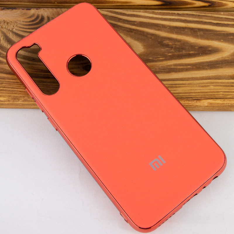Фото TPU чехол Matte LOGO для Xiaomi Redmi Note 8 / Note 8 2021 (Розовый  / Coral) на vchehle.ua