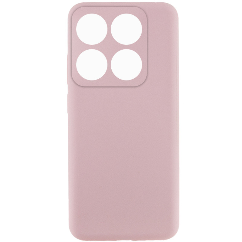 Чехол Silicone Cover Lakshmi Full Camera (AAA) для Xiaomi 14T Pro (Розовый / Pink Sand)