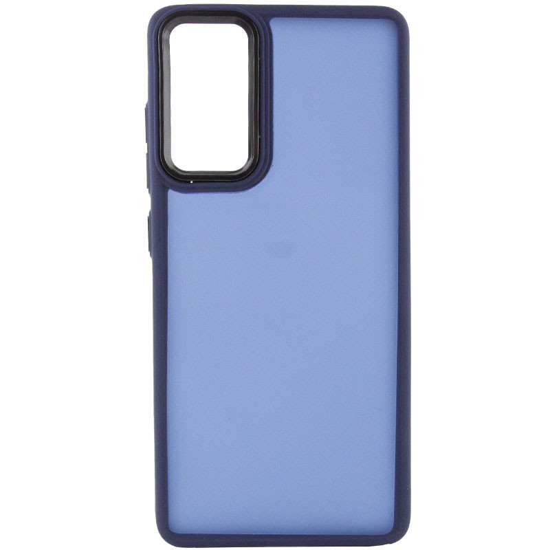 Фото Чехол TPU+PC Lyon Frosted для Motorola Moto G22 (Navy Blue) на vchehle.ua