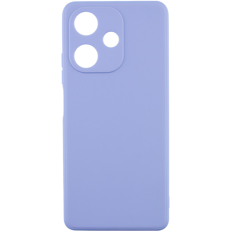 Силиконовый чехол Candy Full Camera для Infinix Hot 30i (Голубой / Mist blue)