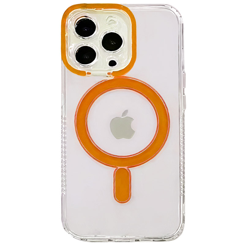 TPU чохол ColorCam with Magnetic Safe на Apple iPhone 12 Pro Max (6.7") (Жовтий)