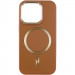 Фото Шкіряний чохол SnapCase with Magnetic Safe на Apple iPhone 11 (6.1") (Brown) на vchehle.ua