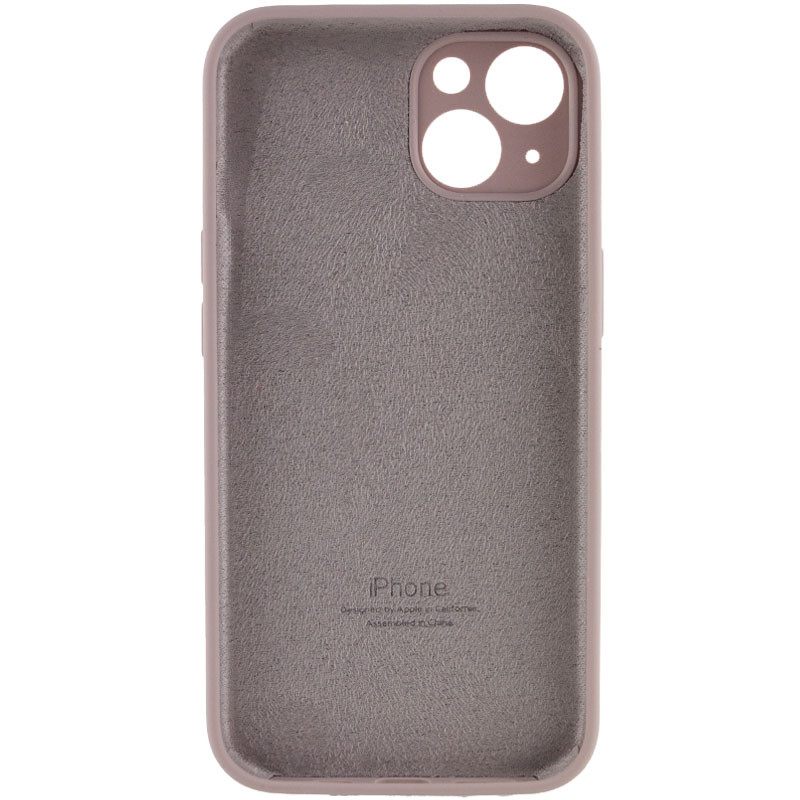 Фото Чехол Silicone Case Full Camera Protective (AA) для Apple iPhone 15 Plus (6.7") (Серый / Lavender) на vchehle.ua