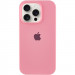 Чехол Silicone Case Full Protective (AA) для Apple iPhone 16 Pro (6.3") (Розовый / Light pink)