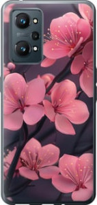 Чохол Пурпурна сакура на Realme GT Neo 2