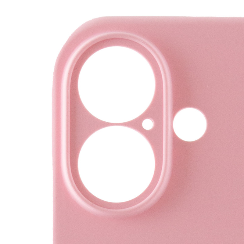 Чехол Silicone Case Full Camera Protective (AA) для Apple iPhone 16 (6.1") (Розовый / Light pink) в магазине vchehle.ua