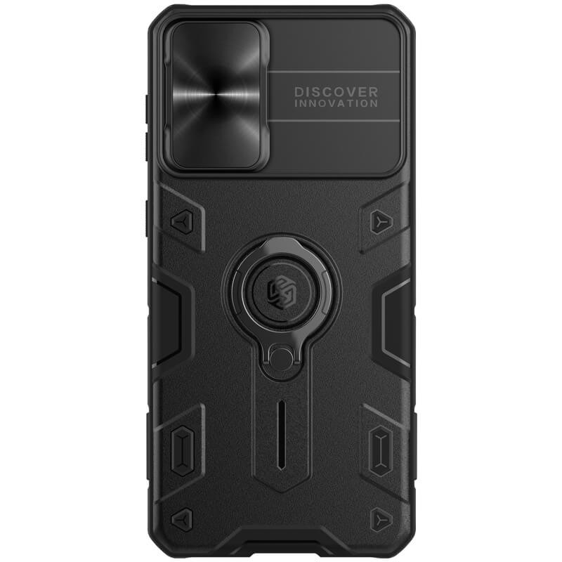 Фото TPU+PC чехол Nillkin CamShield Armor no logo (шторка на камеру) для Samsung Galaxy S21+ (Черный) на vchehle.ua