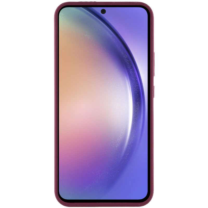 Замовити Чохол Silicone Cover Lakshmi Full Camera (AAA) на Samsung Galaxy A54 5G (Бордовий / Plum) на vchehle.ua