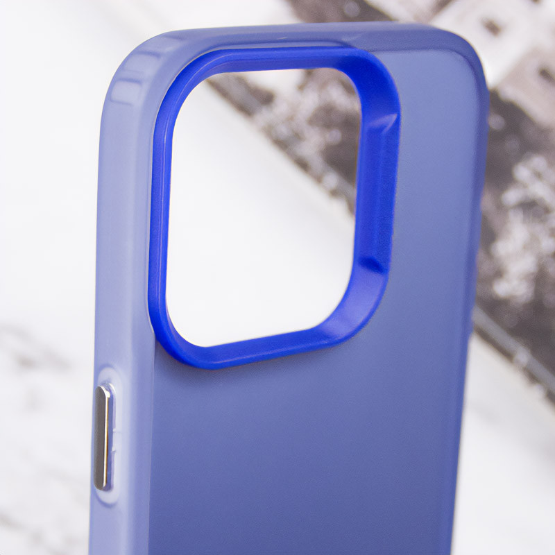 Фото TPU+PC чехол Magic glow with protective edge для Apple iPhone 14 Pro Max (6.7") (Blue) в магазине vchehle.ua