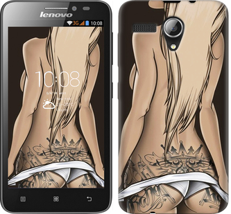 

Чохол Дівчина з татуюванням на Lenovo A606 644218
