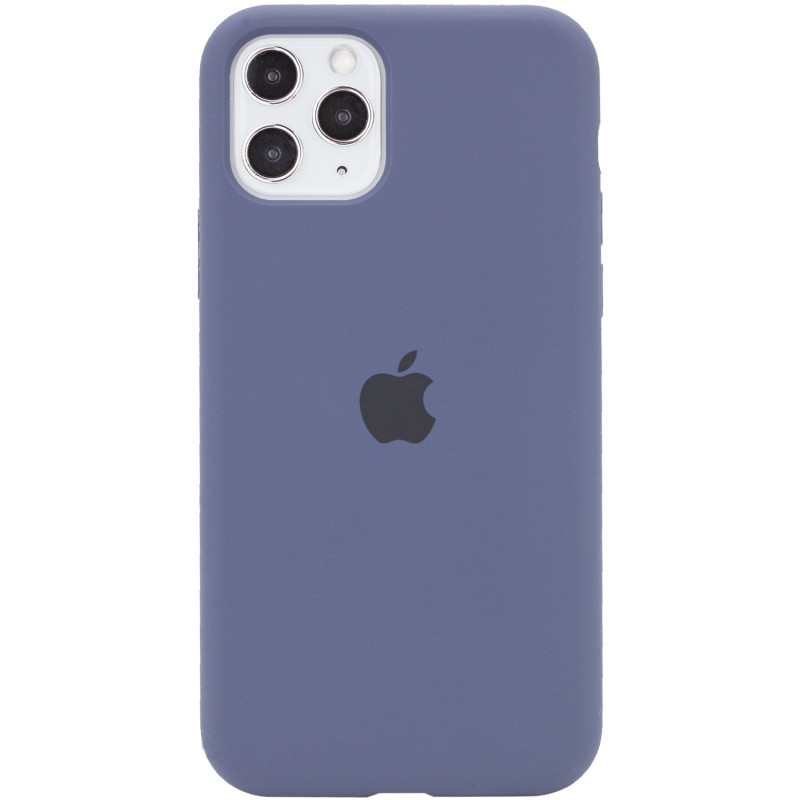 Чехол Silicone Case Full Protective (AA) для Apple iPhone 11 Pro (5.8") (Темный Синий / Midnight Blue)