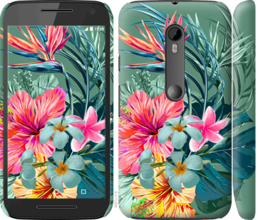 

Чохол Тропічні квіти v1 на Motorola Moto G3 845317
