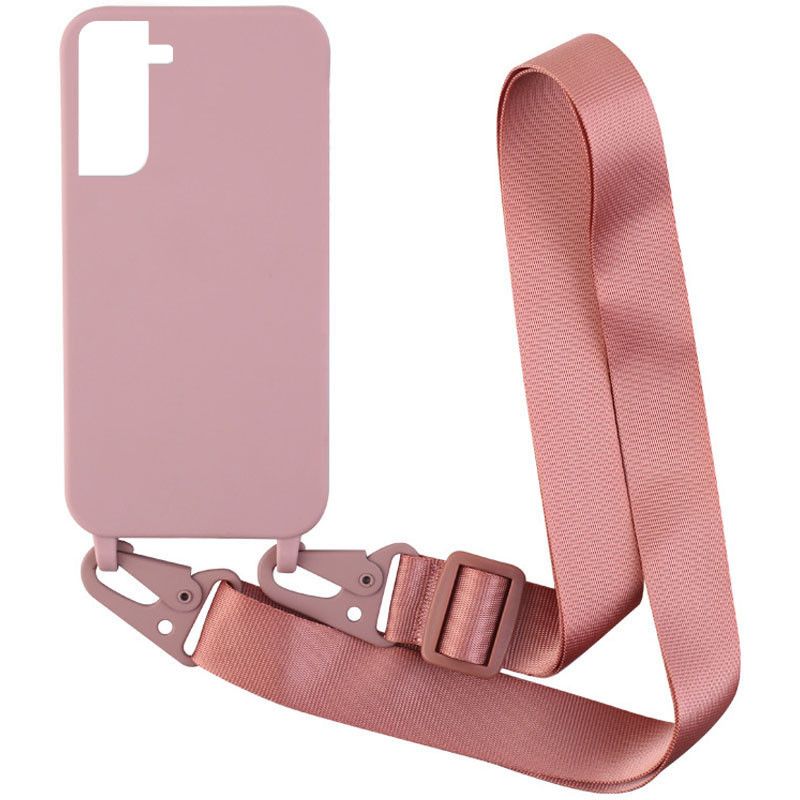 

Чохол Crossbody з довгим кольоровим ремінцем на Samsung Galaxy S22+ (Пудра) 1421415