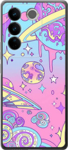 Чехол Розовая галактика для Vivo S16 Pro