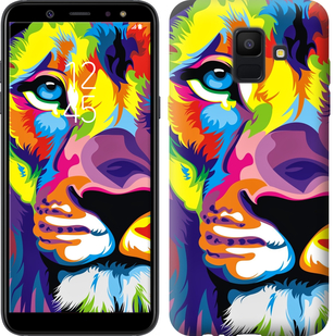 

Чехол Разноцветный лев для Samsung Galaxy A6 2018 639554