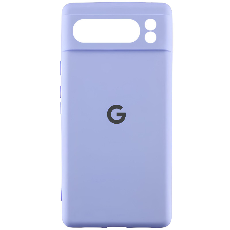 Чохол Silicone Cover Lakshmi Full Camera (AA) with logo на Google Pixel 8 Pro (Бузковий / Dasheen)