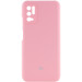 Чехол Silicone Cover Full Camera (AAA) для Xiaomi Redmi Note 10 5G / Poco M3 Pro (Розовый / Pink)