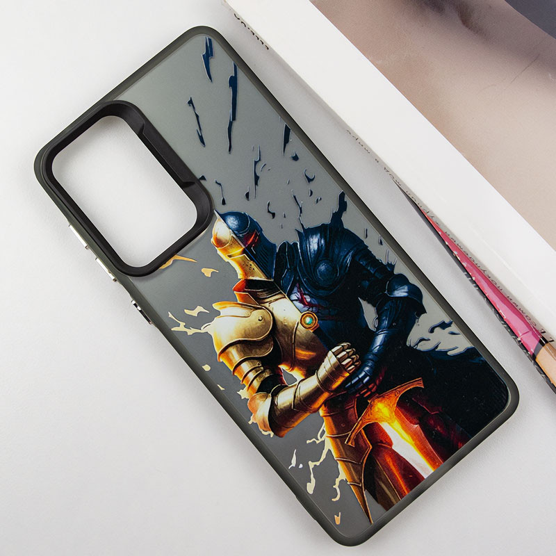 Фото TPU+PC чехол TakiTaki Fantasy magic glow для Apple iPhone 15 (6.1") (Knight - Black) на vchehle.ua