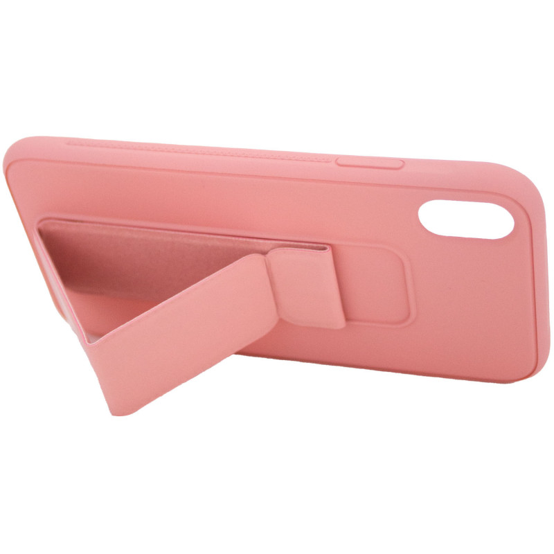 

Силіконовий чохол Hand holder для iPhone X (5.8") (Pink) 1091147