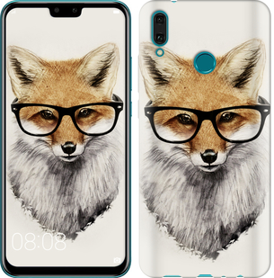

Чехол Лис в очках для Huawei Y9 2019 688818