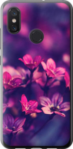 Чехол Пурпурные цветы для Xiaomi Mi8