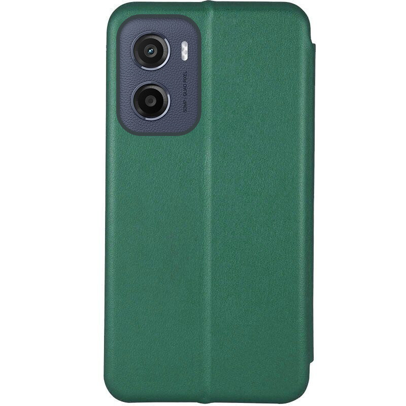 Фото Кожаный чехол-книжка Classy для Motorola Moto G05 / E15 (Зеленый) на vchehle.ua
