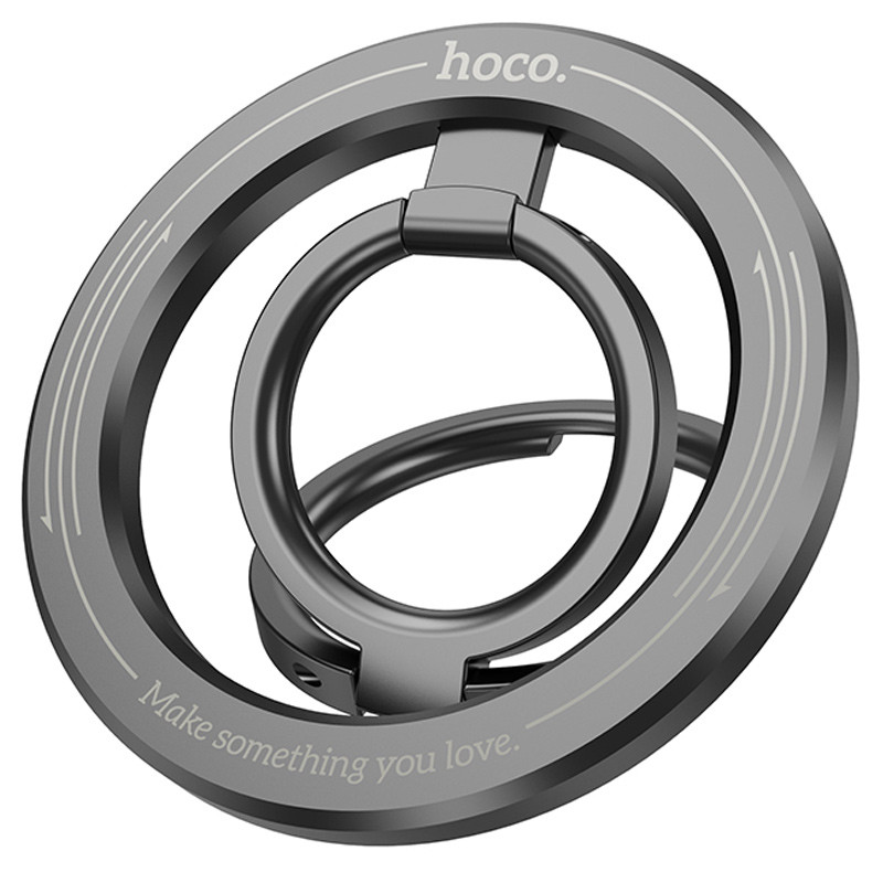 Фото Магнитный держатель для телефона Hoco GH2 Clever (Black) на vchehle.ua