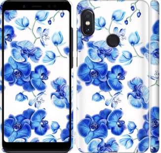 

Чехол Голубые орхидеи для Xiaomi Redmi Note 5 725165