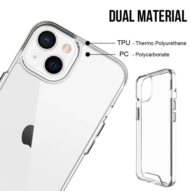 Купить Чехол TPU Space Case transparent для Apple iPhone 14 (6.1") (Прозрачный) на vchehle.ua